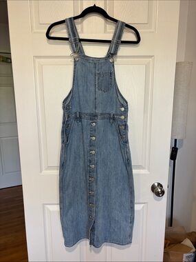 Levi's Light Blue Denim Tico Jumper Dress Size XS